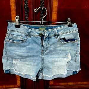 True Craft Blue Jean Shorts